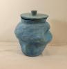 #2260 Dented Ceramic Cookie Jar 9x8