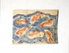 #8036 Goldfish Sumi Watercolor 11x9
