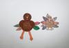 #9370 #9371 Math Turkey 15x21, Turkey Food 20x21