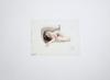 #9424 Unframed Watercolor Of Nude With Head Down 15x11